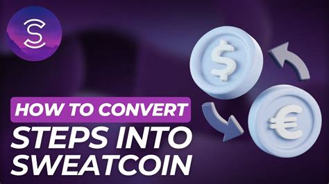 how to convert sweatcoin.